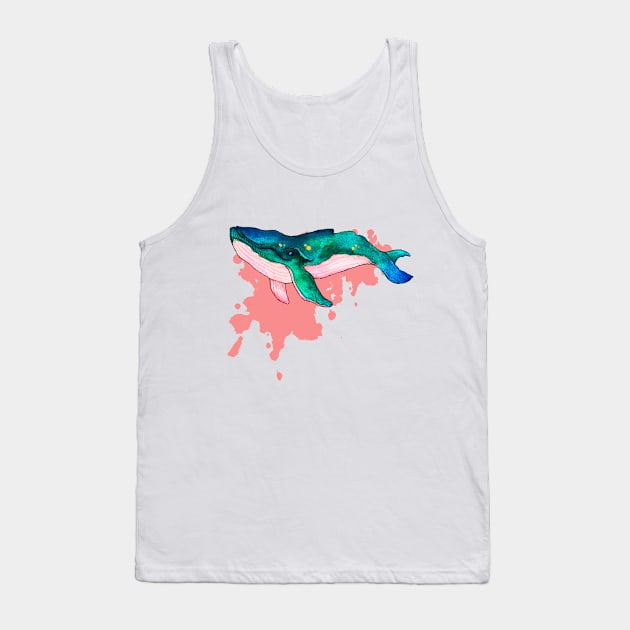 Whale In The Sky Tank Top by TatianaBS